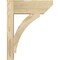 Ekena Millwork Thorton Slat Rough Sawn Outlooker, Douglas Fir, 6"W x 14"D x 18"H OUT06X14X18THR06RDF - alternate 3